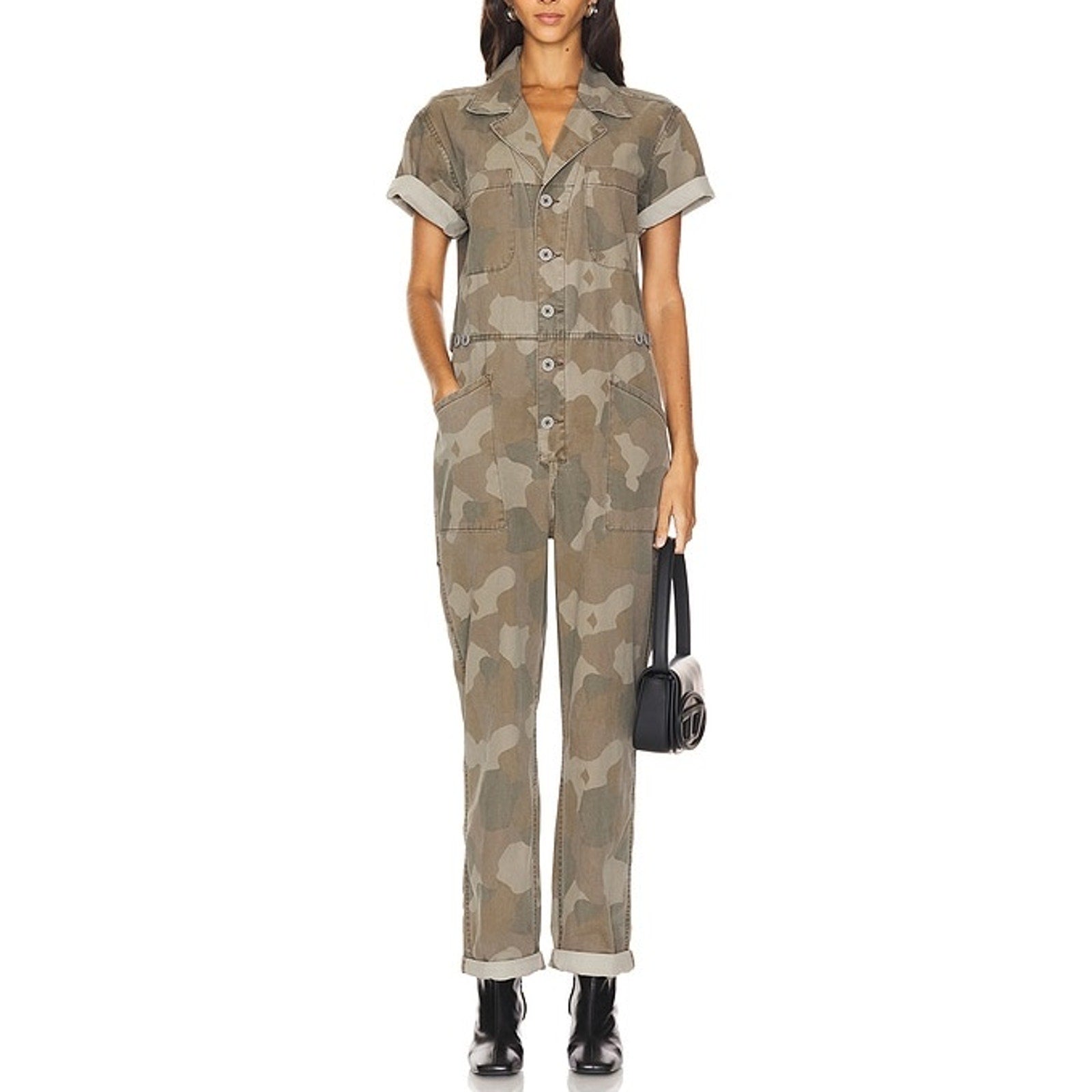 Pistola 'Grover' Green Cotton Jumpsuit Size XS
