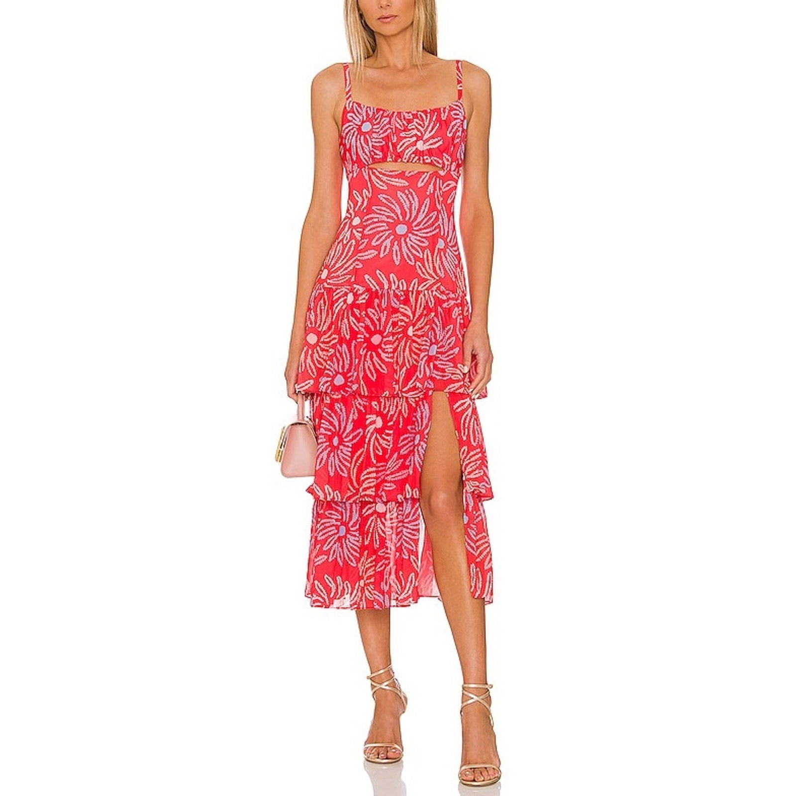 Likely 'Matteo' Red Crepe Dress Size 2