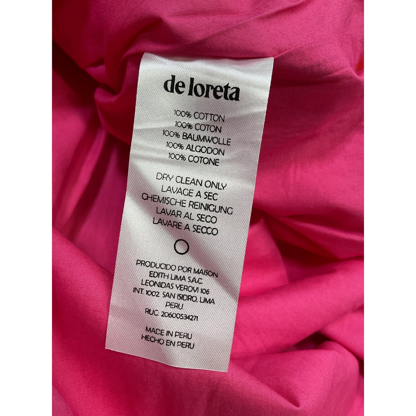 De Loreta 'Candelaria' Orange Dress Size XS