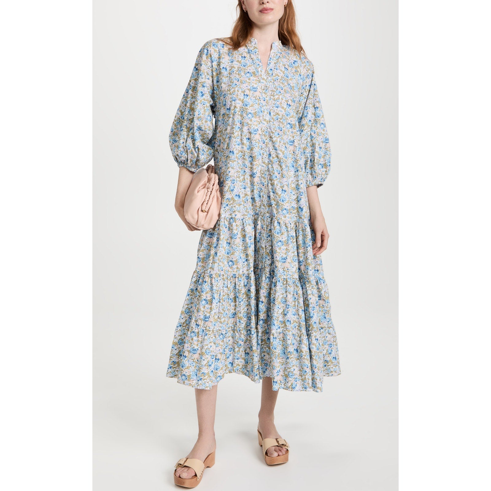 Bytimo 'Poplin' Blue Cotton Shirt Dress Size XS