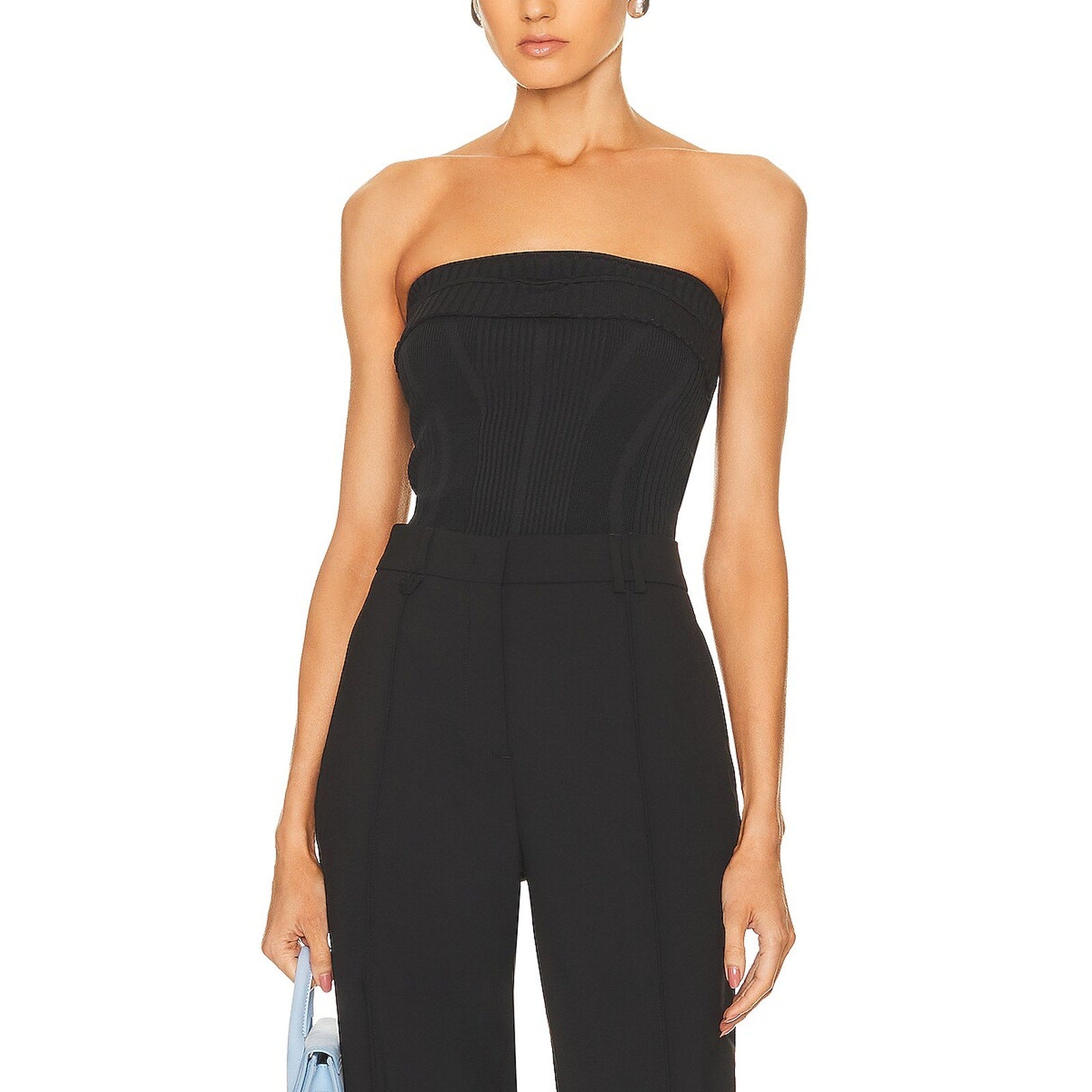 Jacquemus 'La' Black Maille Lucca Blouse Size 38