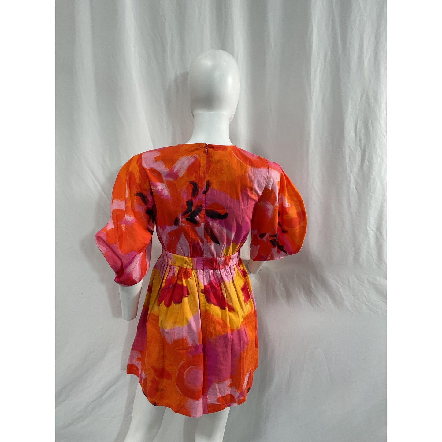De Loreta 'Candelaria' Orange Dress Size XS