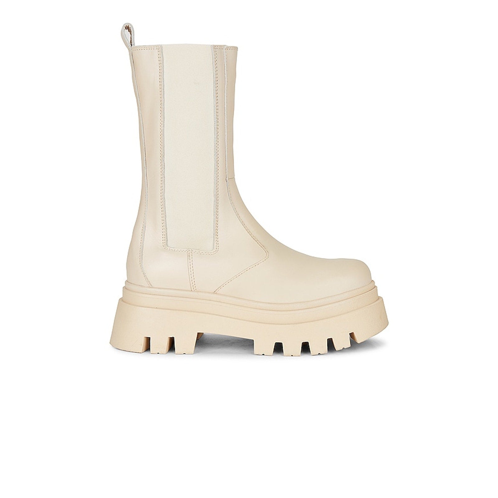 Alohas 'All Rounder' Cream Leather Boot Size 9