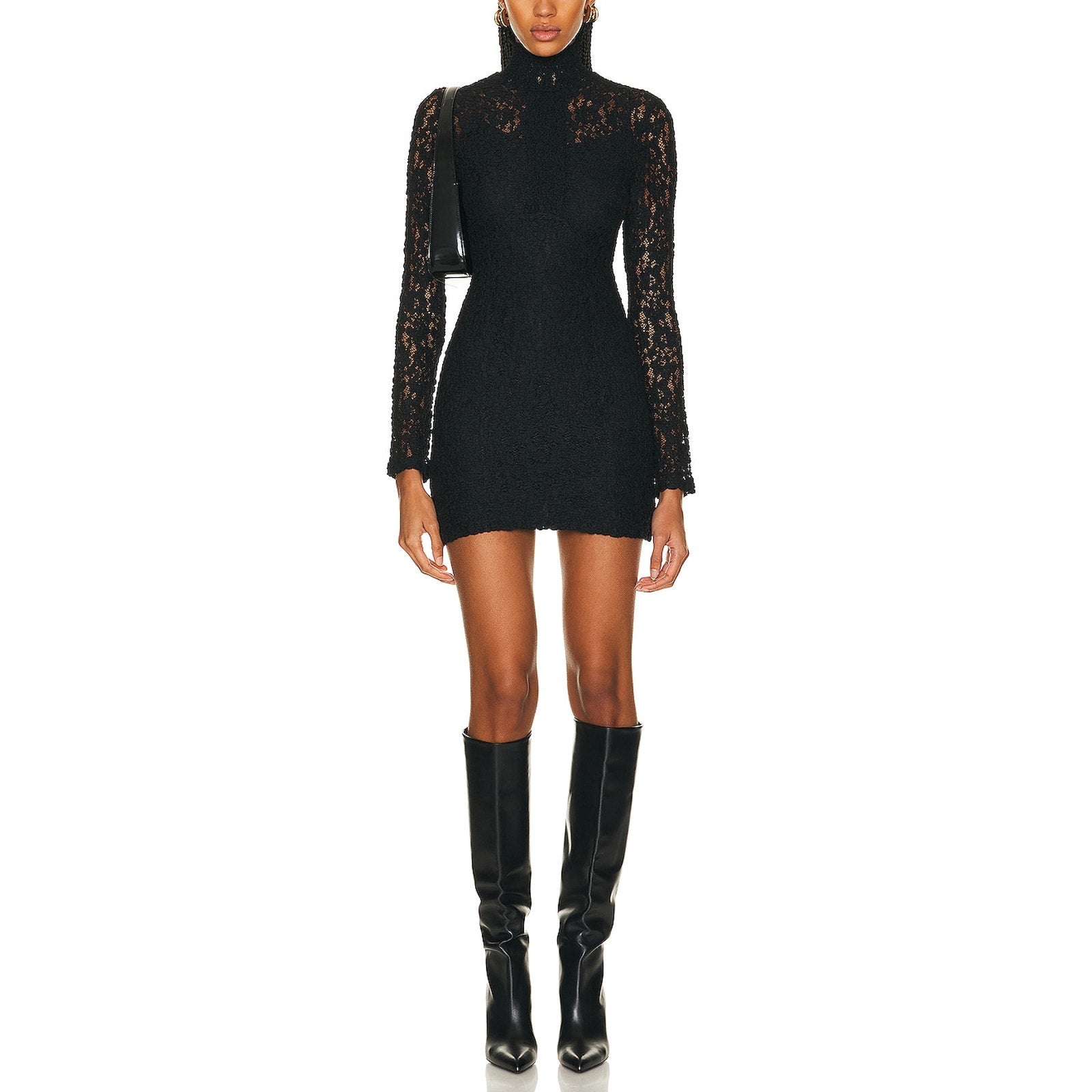 Alexis 'Delia' Black Lace Dress Size M