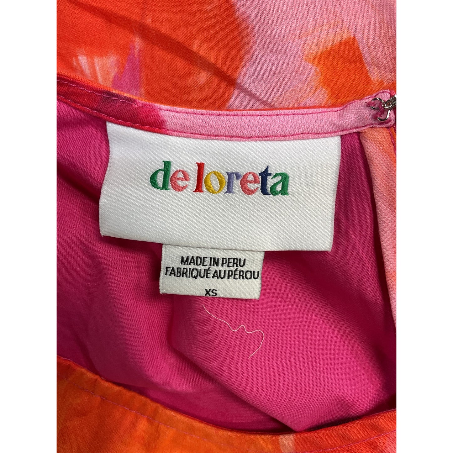 De Loreta 'Candelaria' Orange Dress Size XS