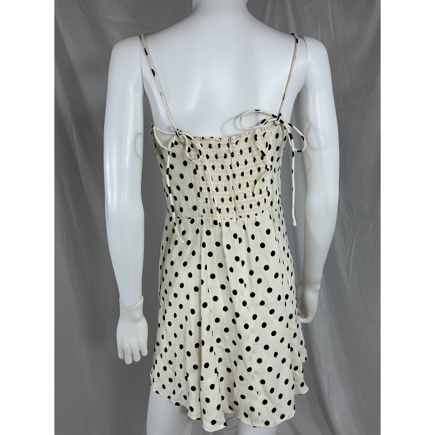 Reformation 'Saskia' White Crepe Dress Size 8
