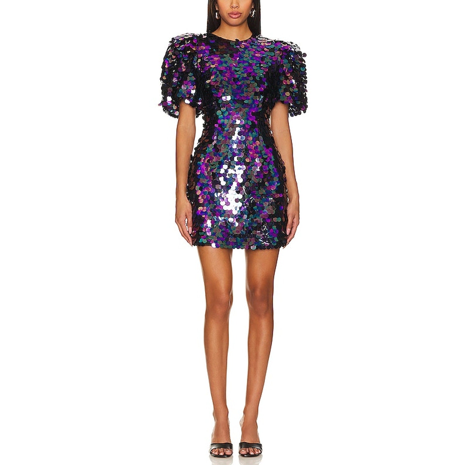 Elliatt 'Carolyn' Purple Sequin Embellished Dress Size S - NWT