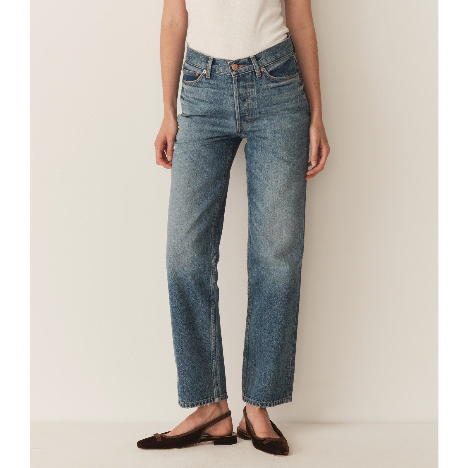 D�en 'Leone' Blue Cotton Jean Size 30