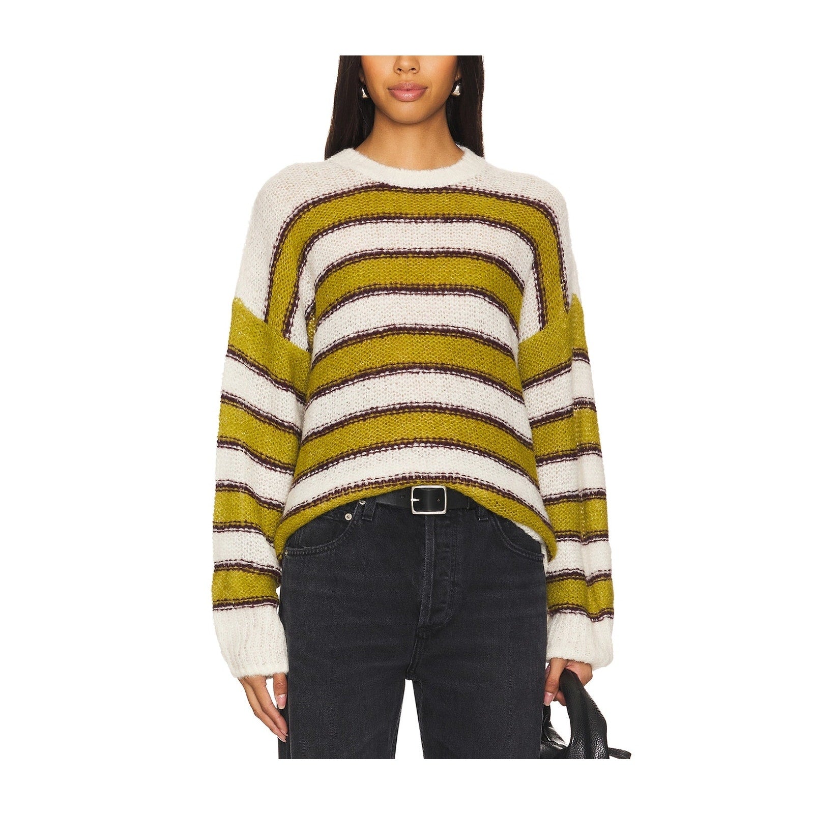 Mother 'The Biggie' White Jumper Size S
