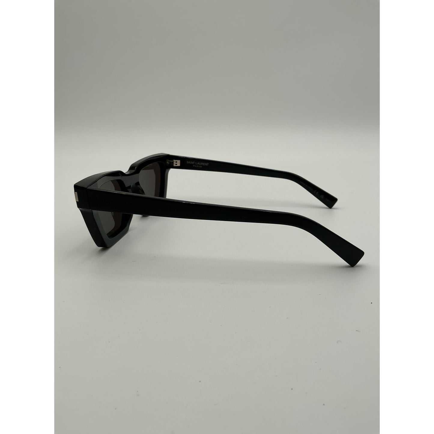 Saint Laurent Eyewear Black Acetate Calista Cat-Eye Acetate Sunglasses Size OS