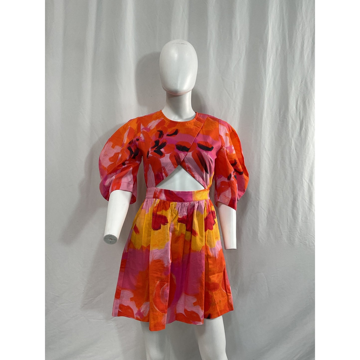De Loreta 'Candelaria' Orange Dress Size XS