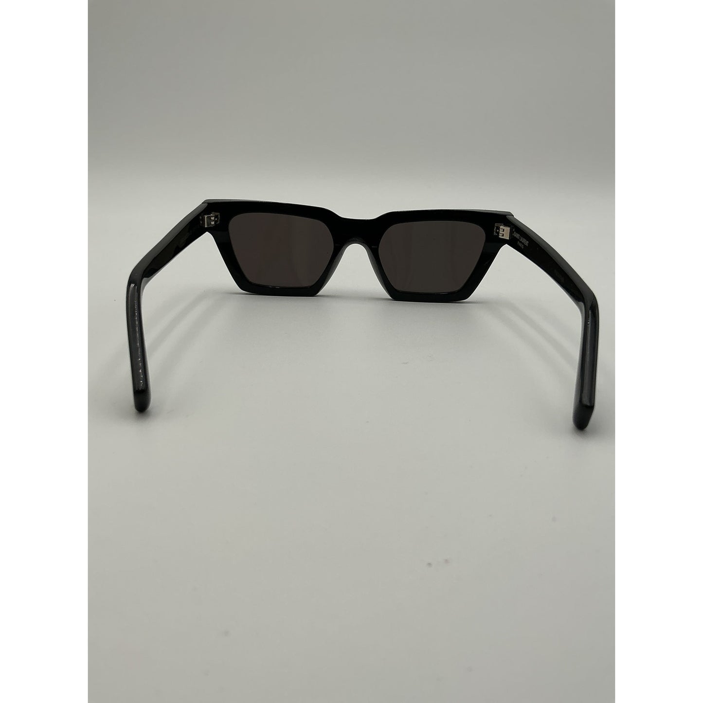 Saint Laurent Eyewear Black Acetate Calista Cat-Eye Acetate Sunglasses Size OS
