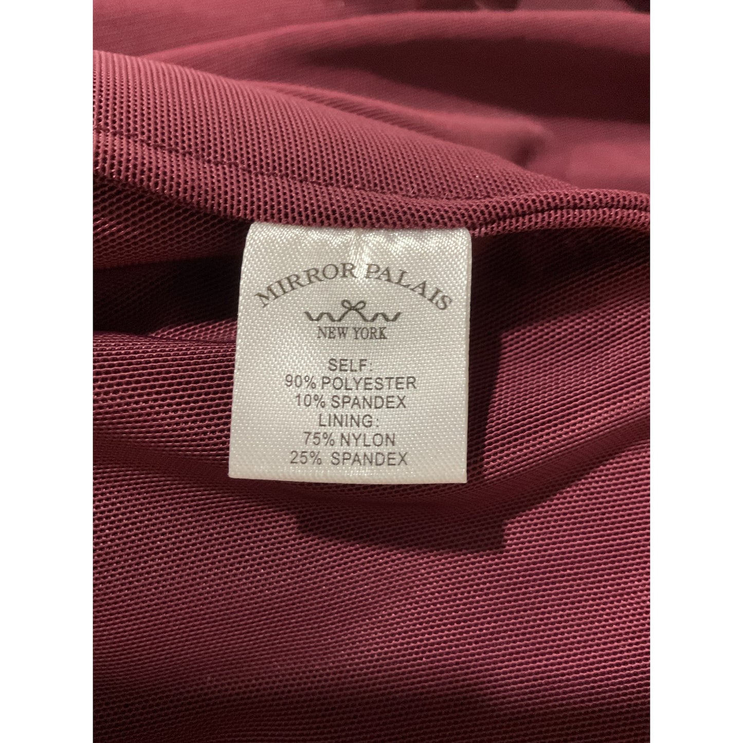 Mirror Palais 'The Starlite' Red Polyester Dress Size S