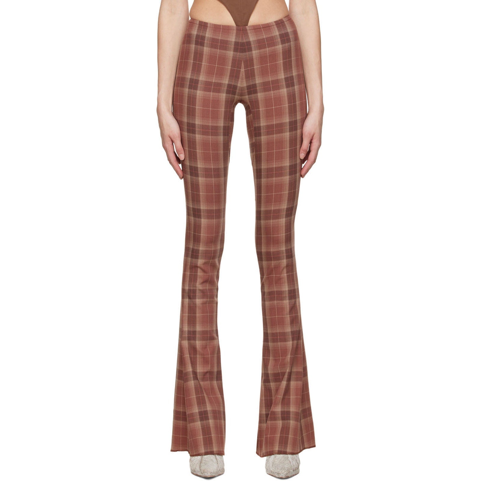 Knwls Brown Wool Trousers Size 8