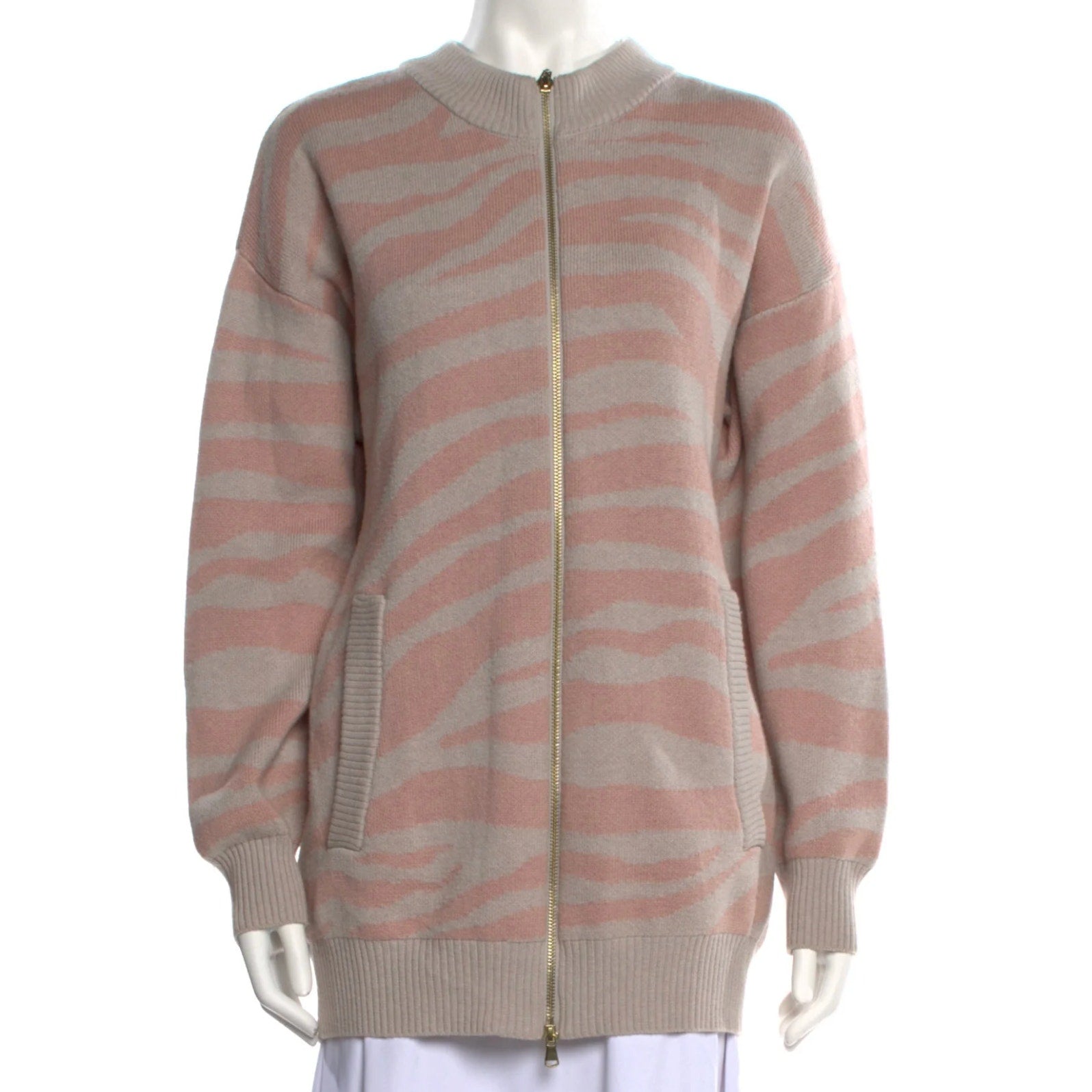 Varley 'Mayberry' Pink Long Sleeve Cardigan Size S