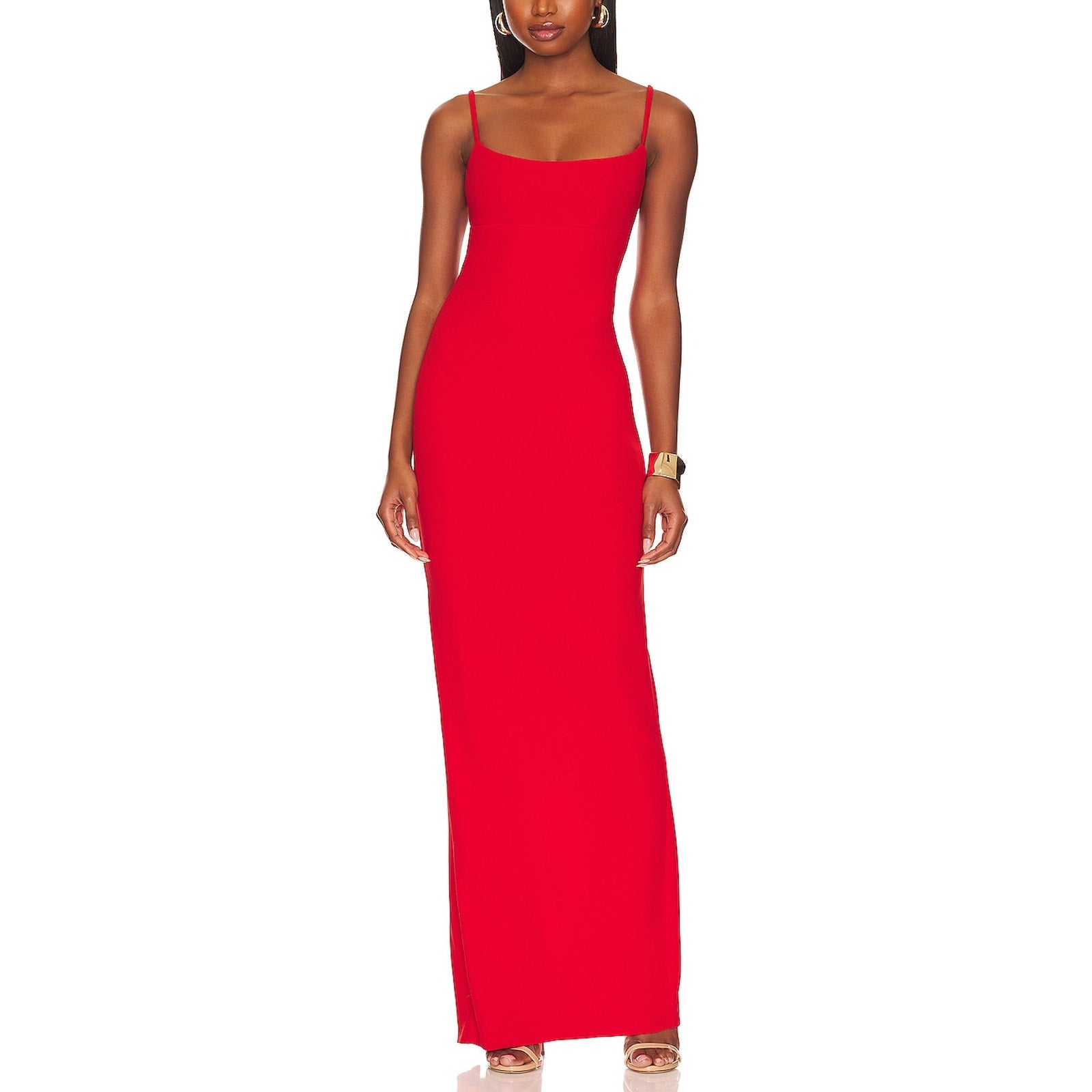 Nookie 'Bailey' Red Crepe Gown Size S