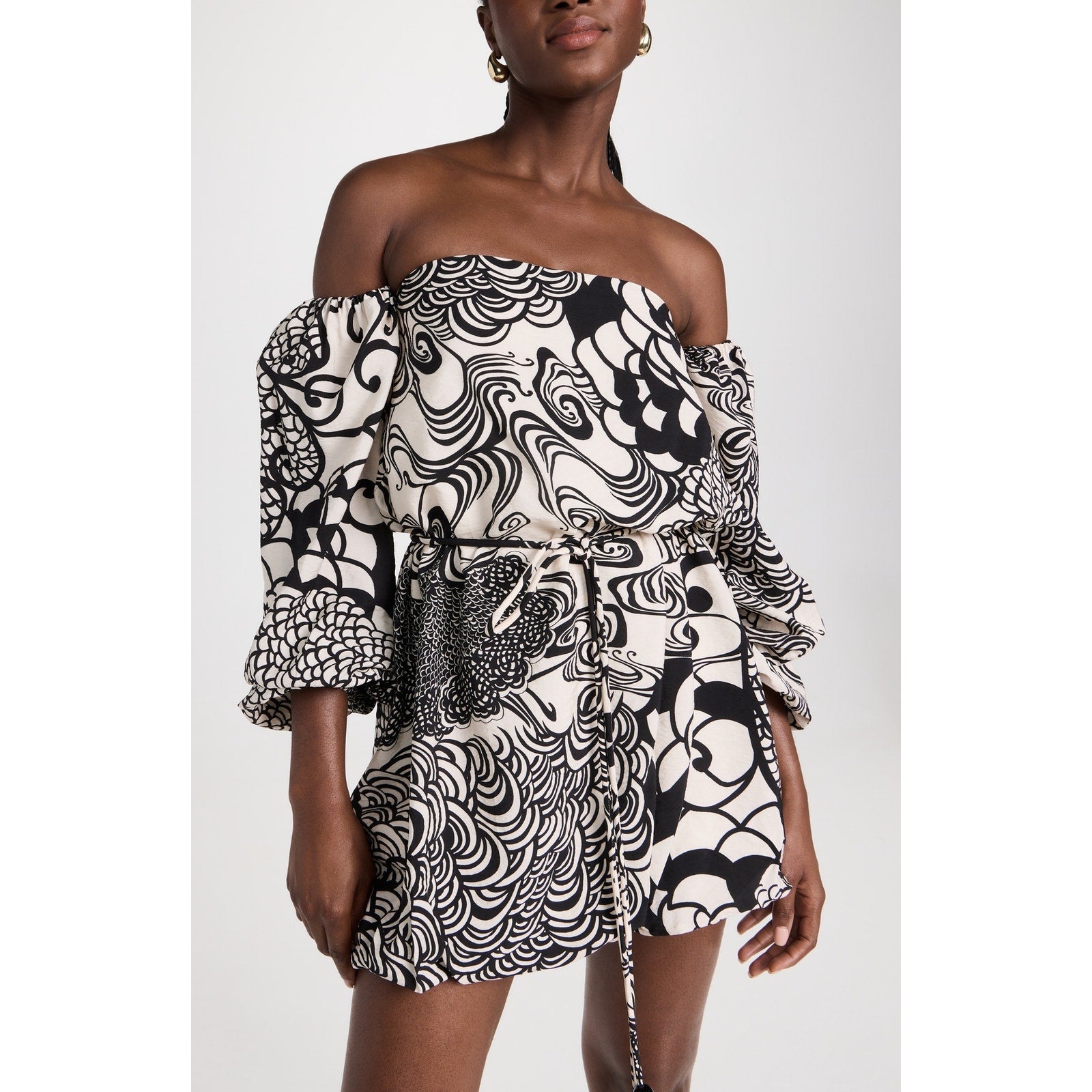 Alexis 'Ellora' Black Viscose Dress Size XXS