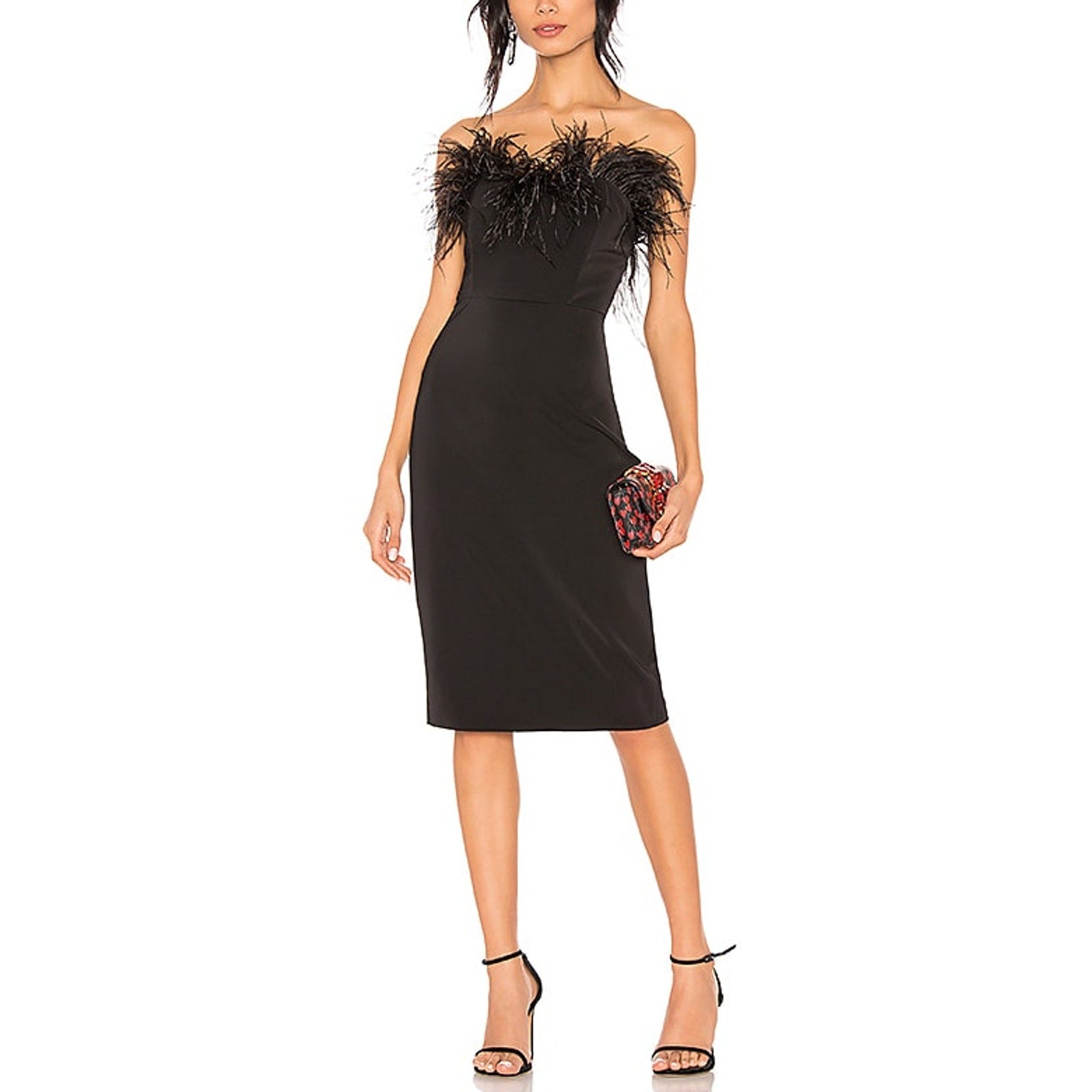 Lpa 'Aurora' Black Poly Dress Size S