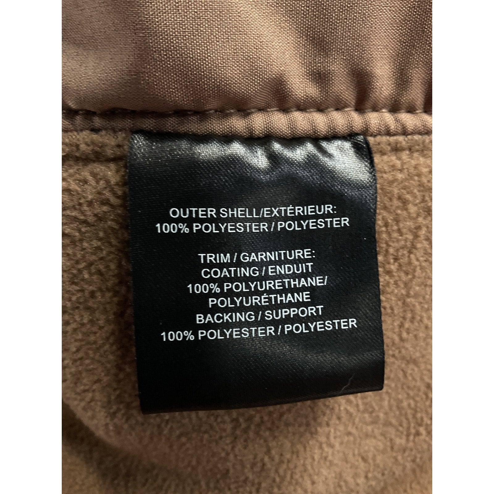 Lamarque 'Helsa' Brown Leather Trim Pullover Size XS