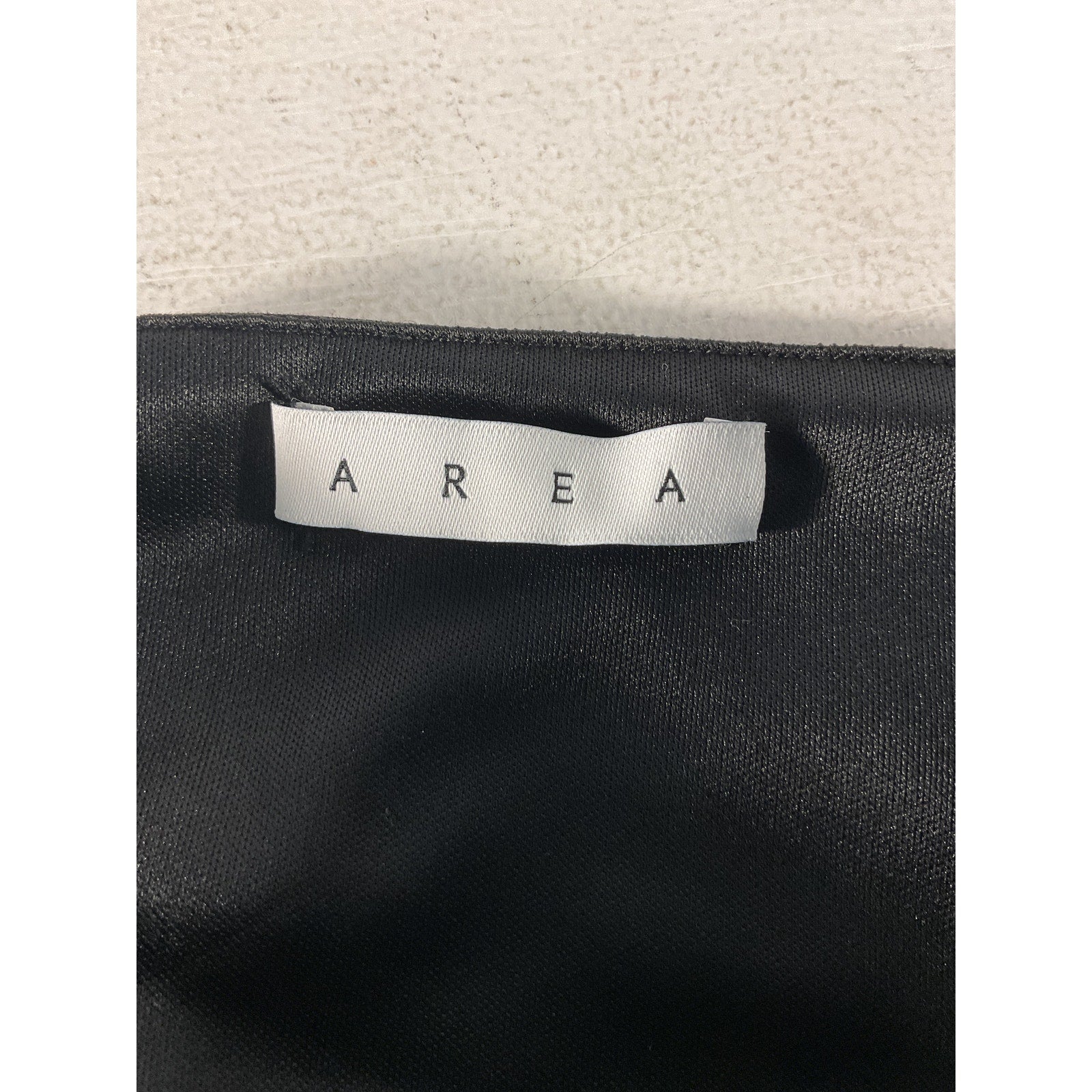 Area Chain Link Black Rayon Halter Top Size XS