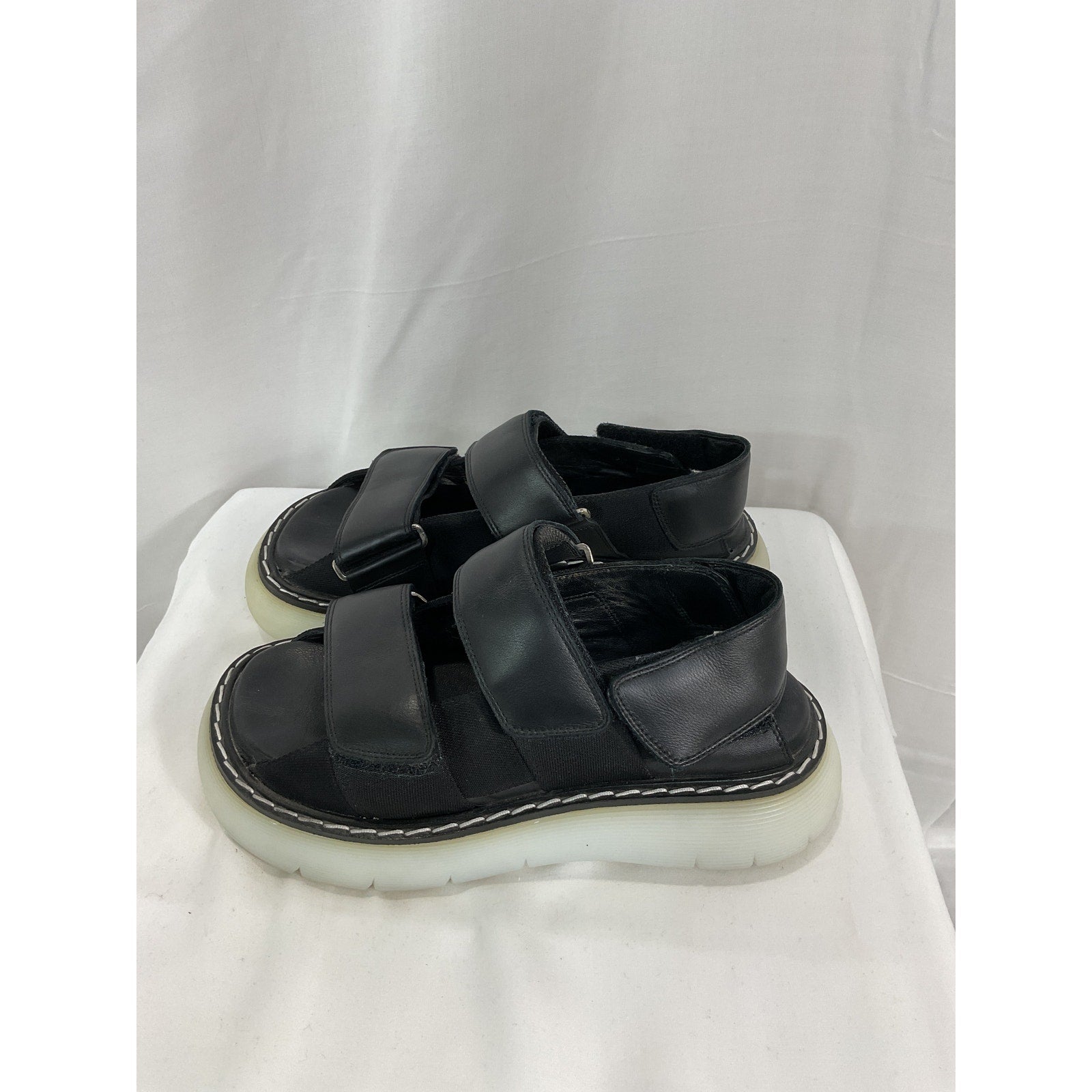 Khaite 'The Murray' Black Sandal Size 6