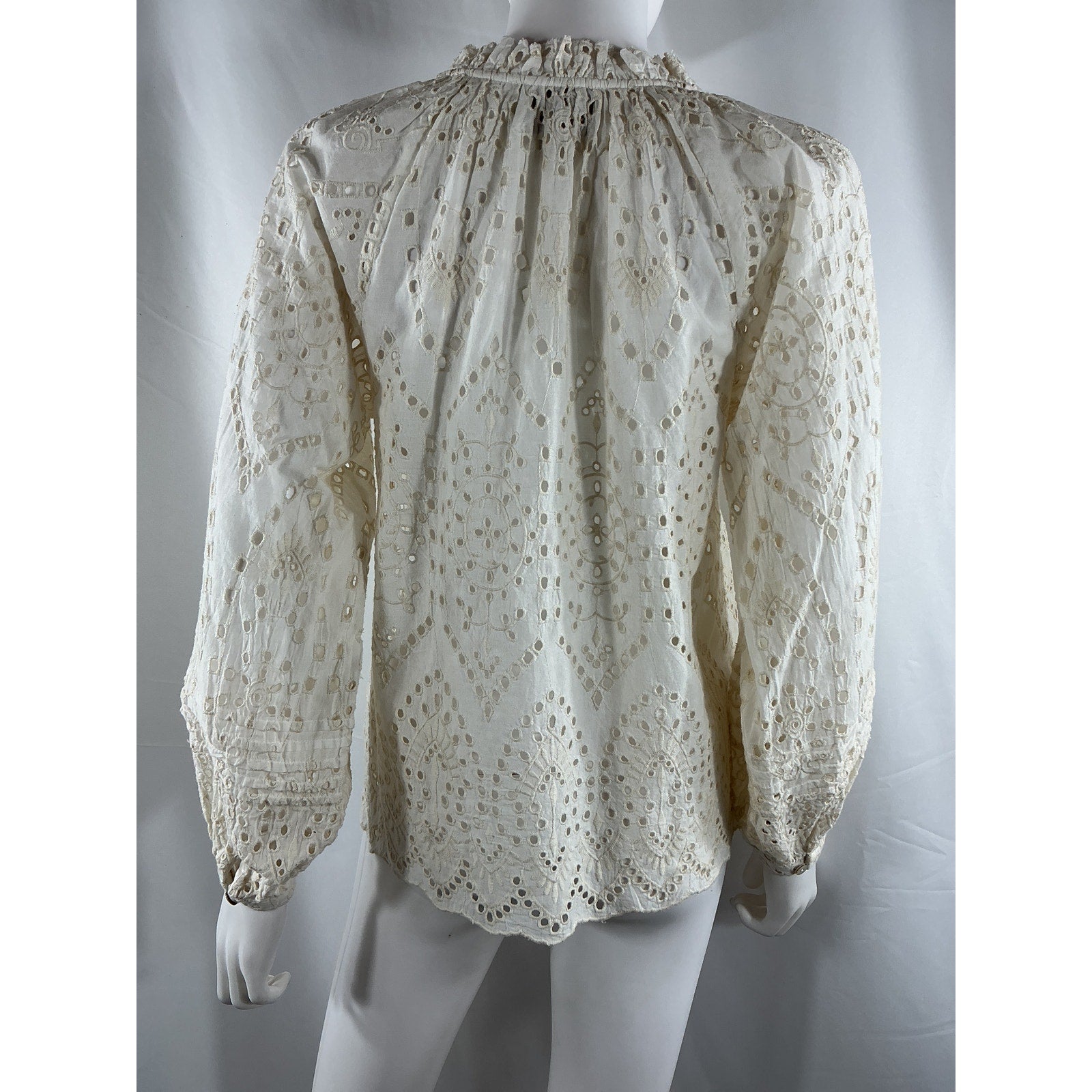 Cleobella 'Alicia' White Cotton Blouse Size XS