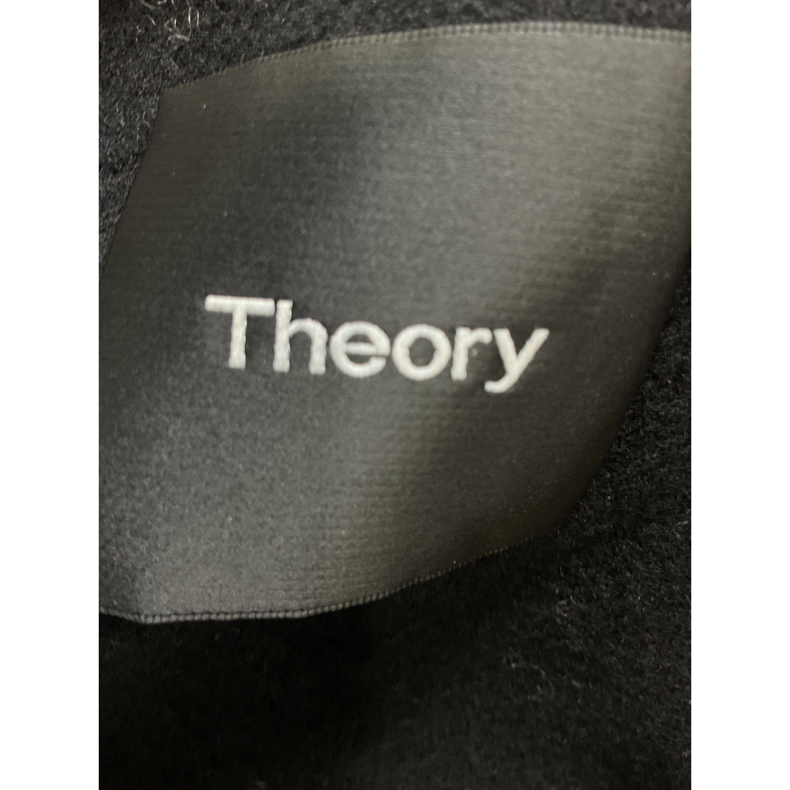 Theory 'Clairene' Black Wool Cashmere Blend Vest