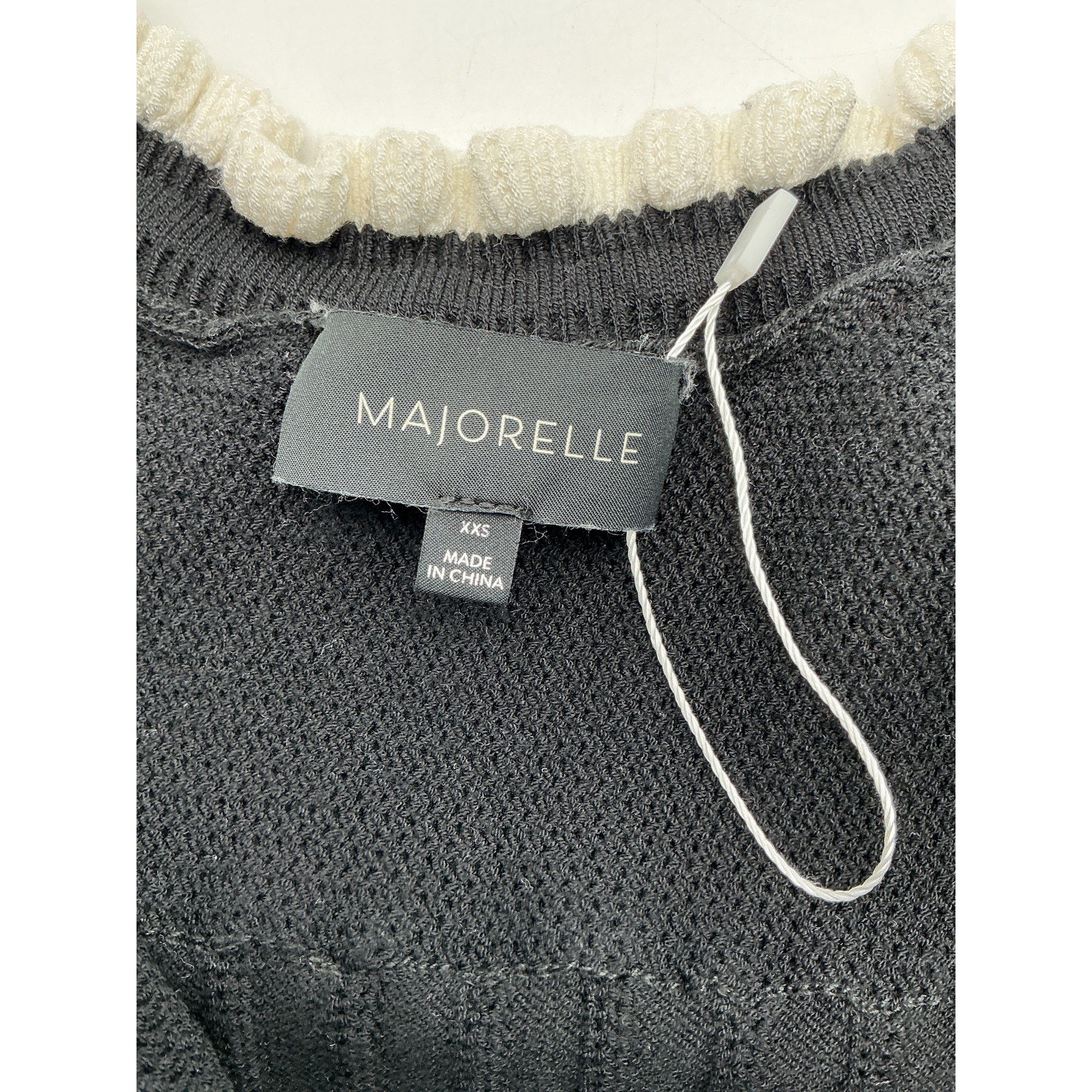 Majorelle 'Brielle' Black Viscose Tank Top Size XXS