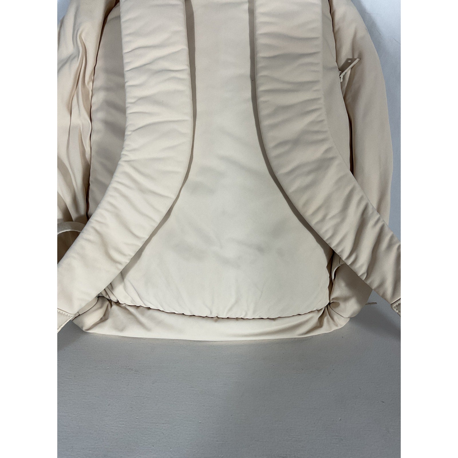 Pangaia Padded Tan Nylon Backpack