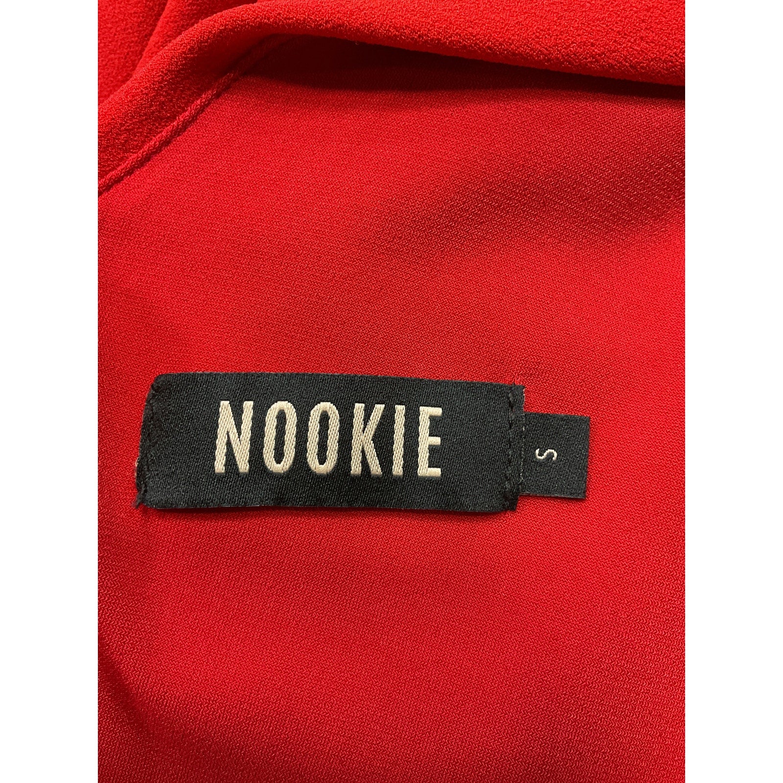 Nookie 'Bailey' Red  Crepe Gown Size S