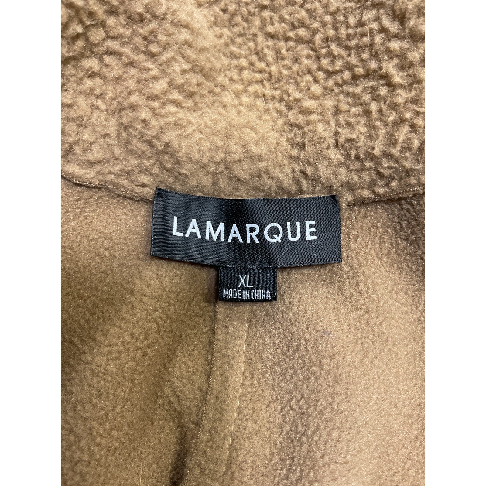 Lamarque 'Helsa' Brown Polyester Pullover Size XL