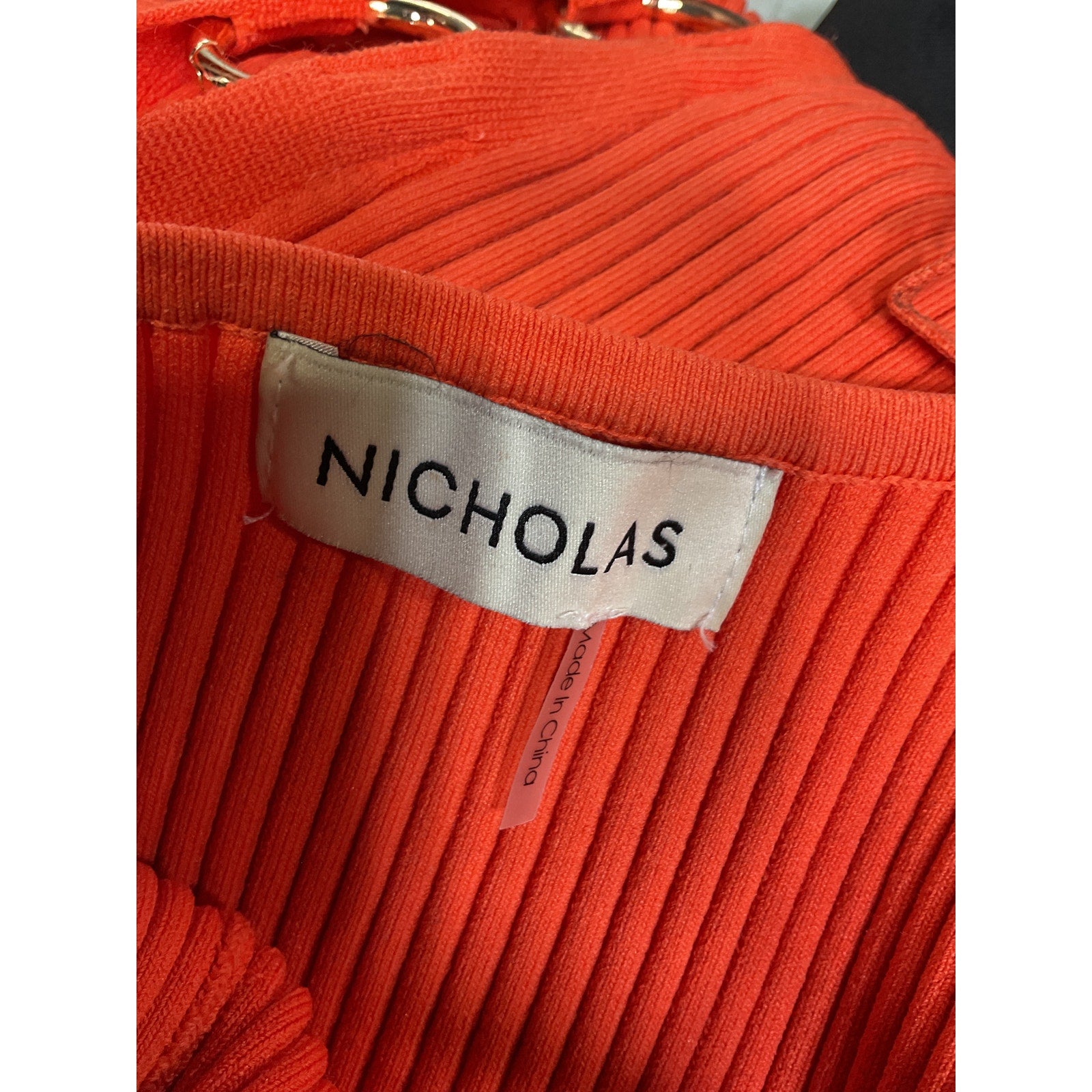 Nicholas 'Jules' Orange Dress Size M
