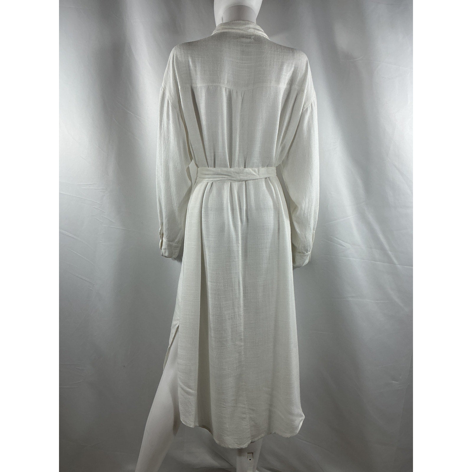 Lspace 'Barcelona' White Viscose Dress Size M / L