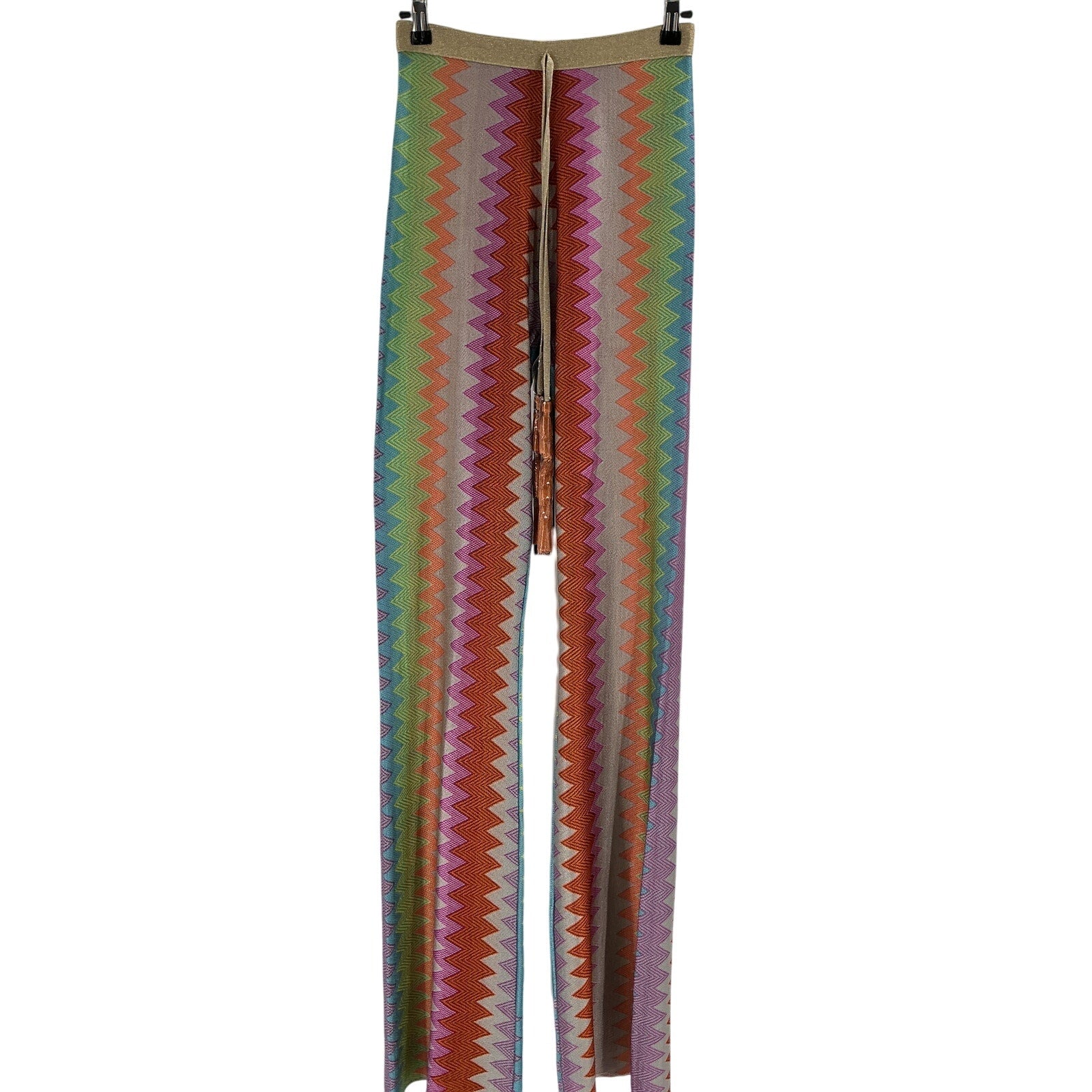 Alexis 'Boe' Orange Viscose Pants Size XS