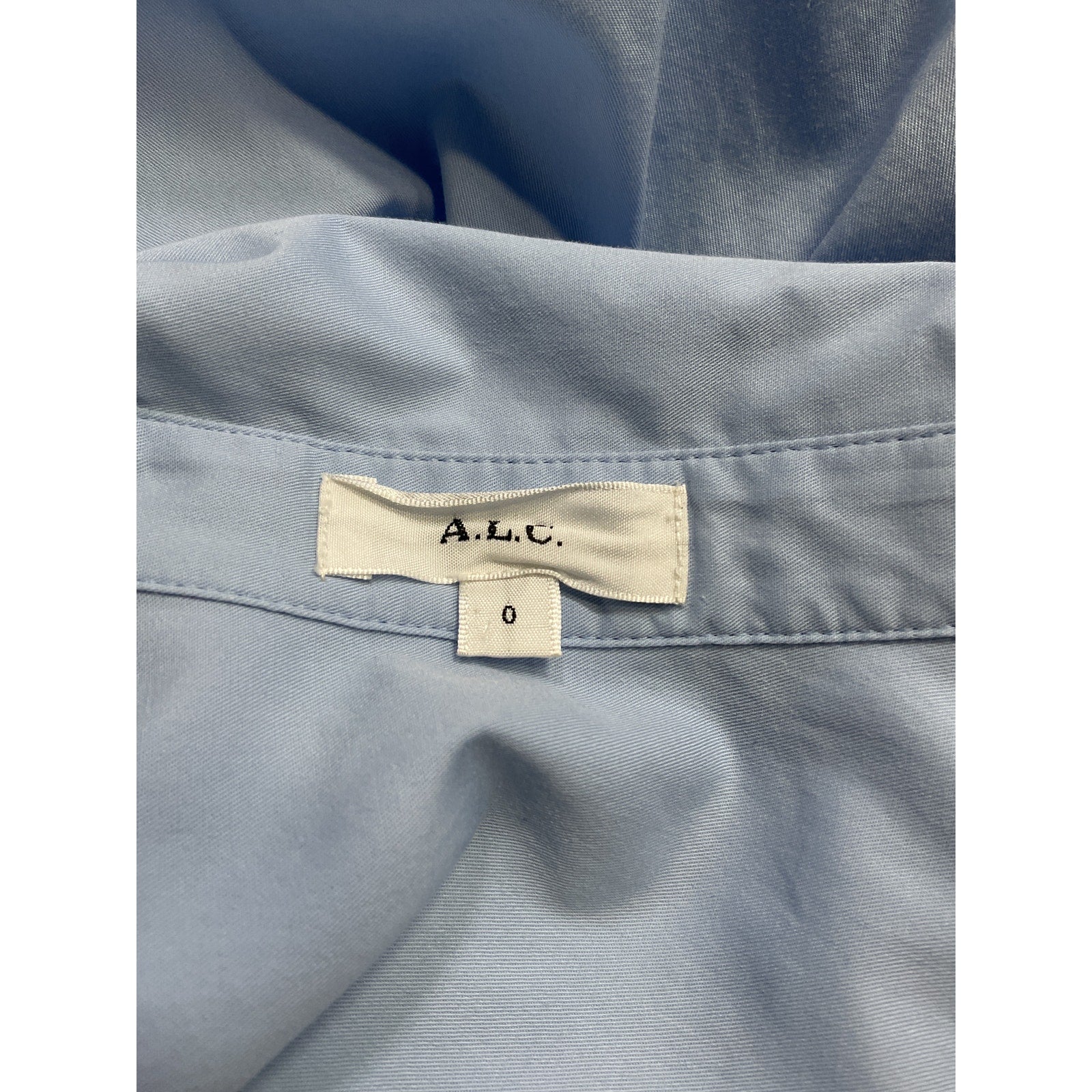 A.L.C. 'Aiden' Blue Shirt Size 0