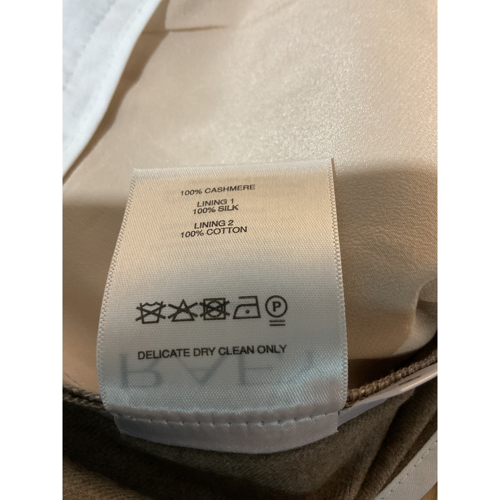 Raey Flared Tan Cashmere Tailored Trousers Size 8