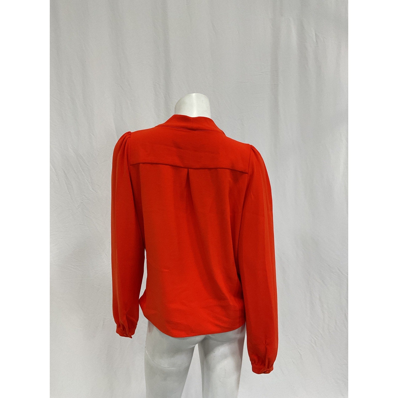 S�zane 'Ab�lia' Orange Polyester Blouse Size 38