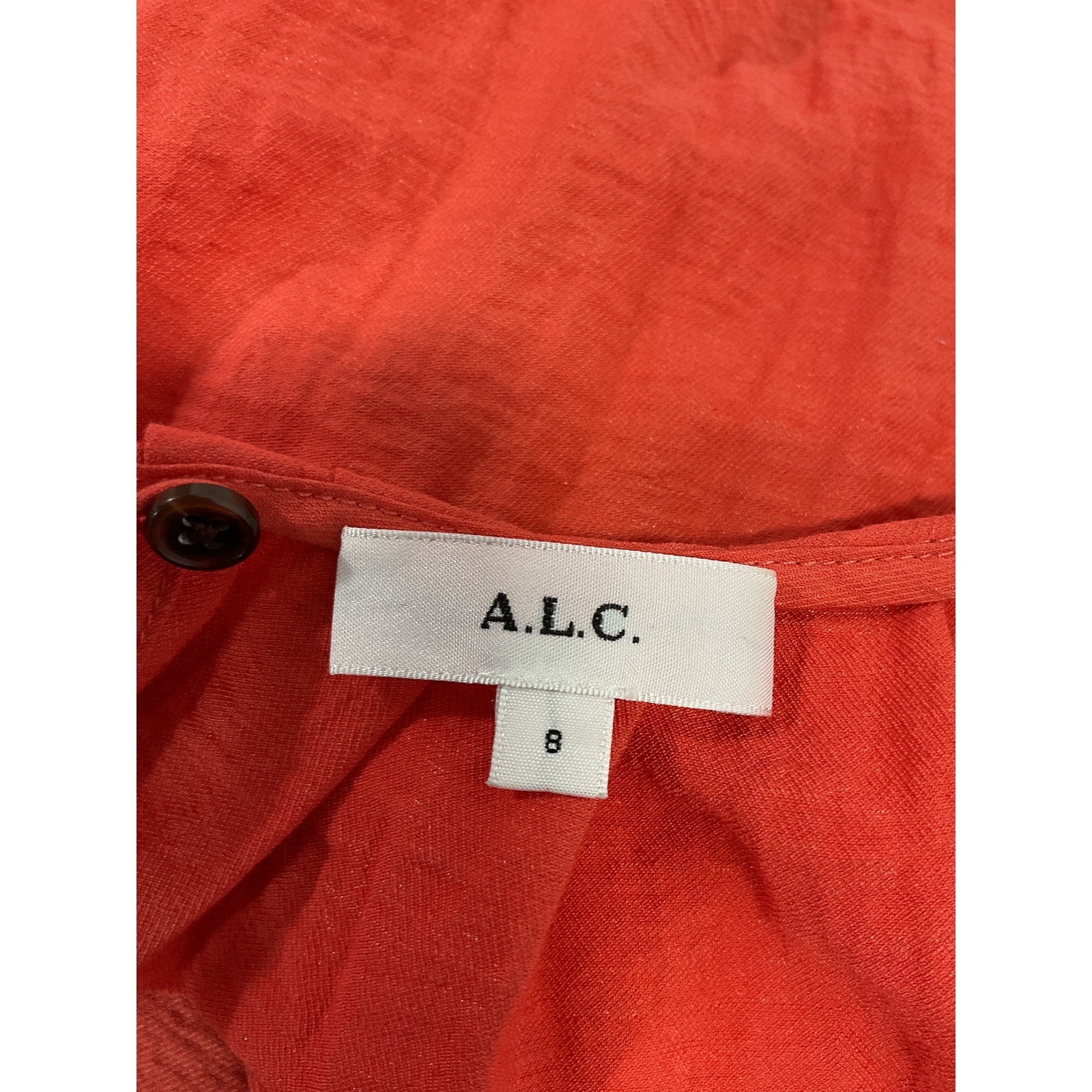 A.L.C. 'Caroline' Orange Top Size 8