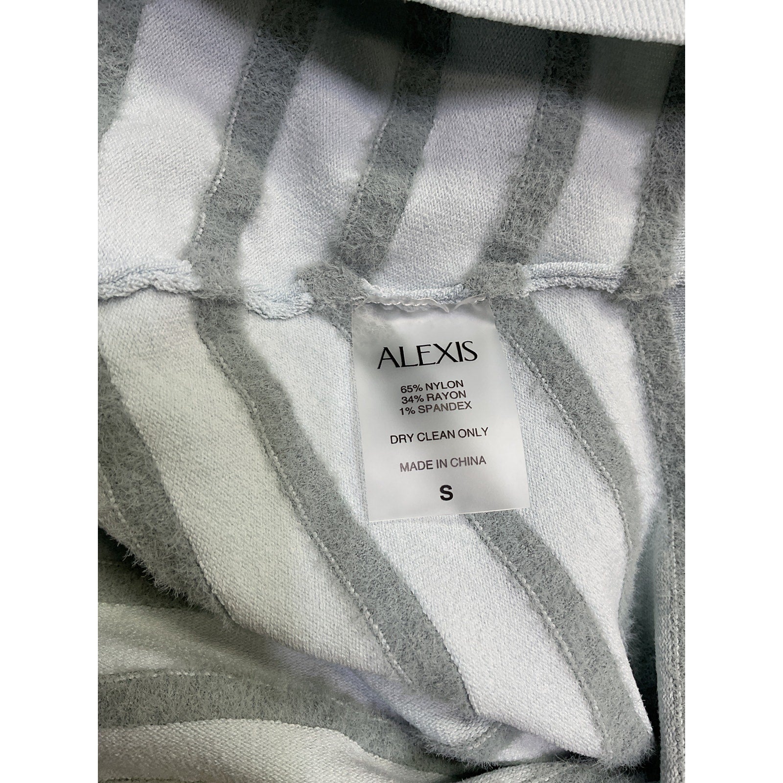 Alexis 'Emille' Blue Polyamide Top Size S
