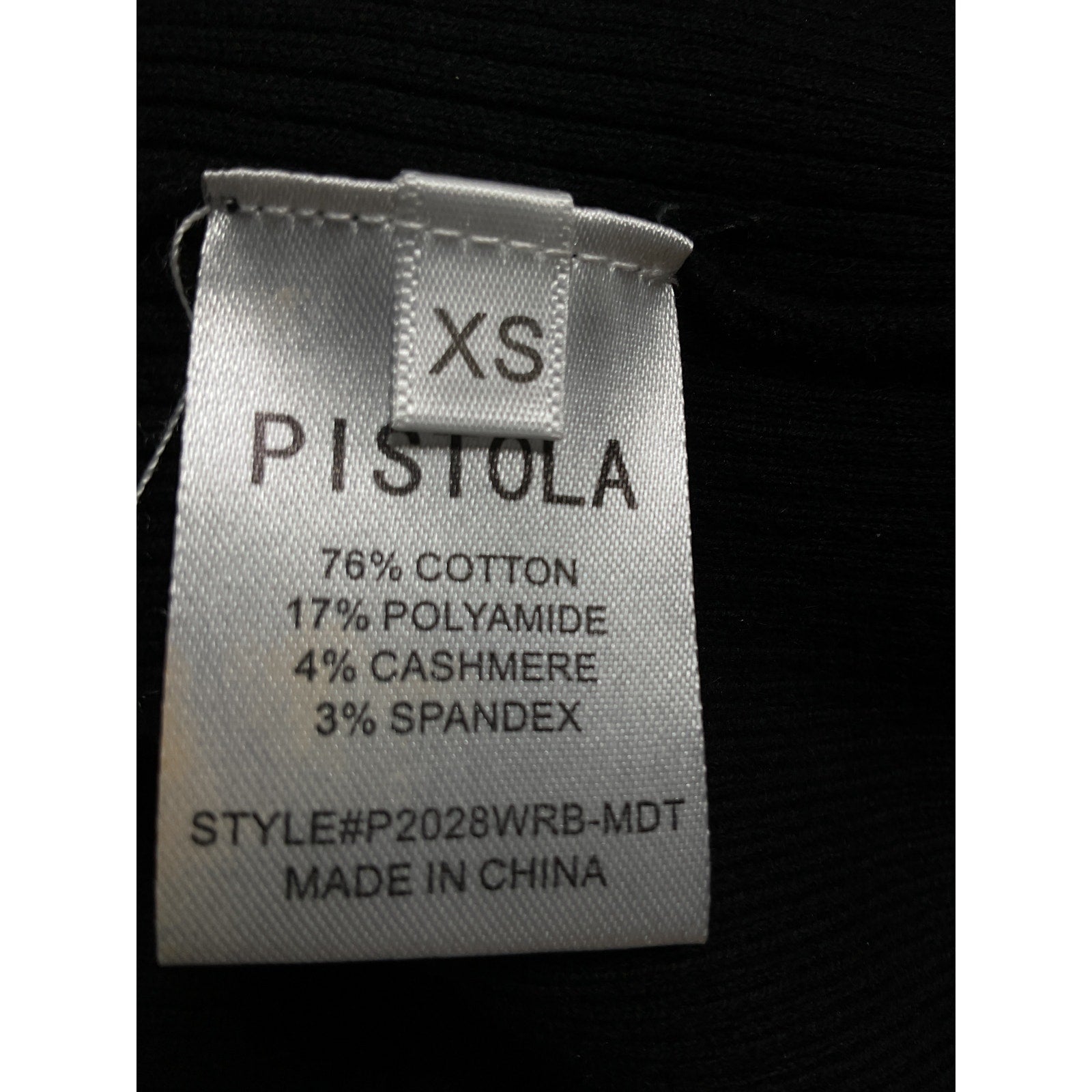 Pistola 'Jolene' Black 2-Piece Knit Tank & Shrug Sweater Size XS