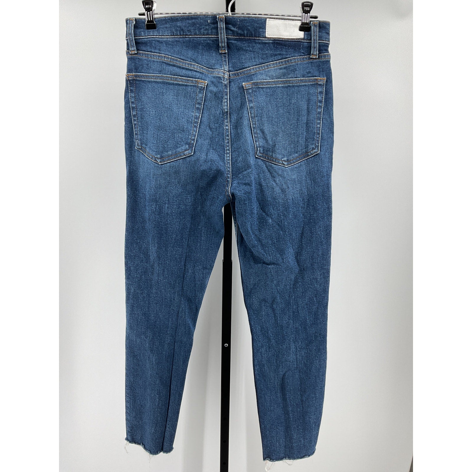 Re/Done '90S' Blue Cotton High Rise Jeans Size 30
