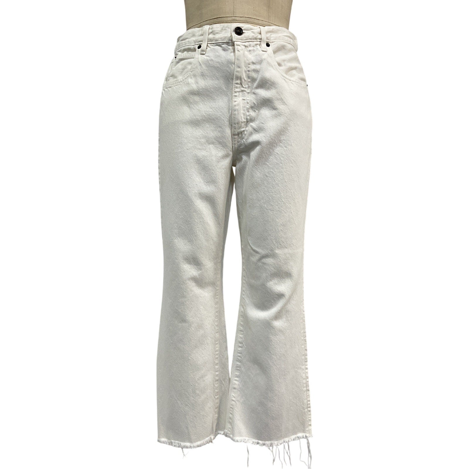 Slvrlake 'Frankie' White Cotton Denim Jean Size 29