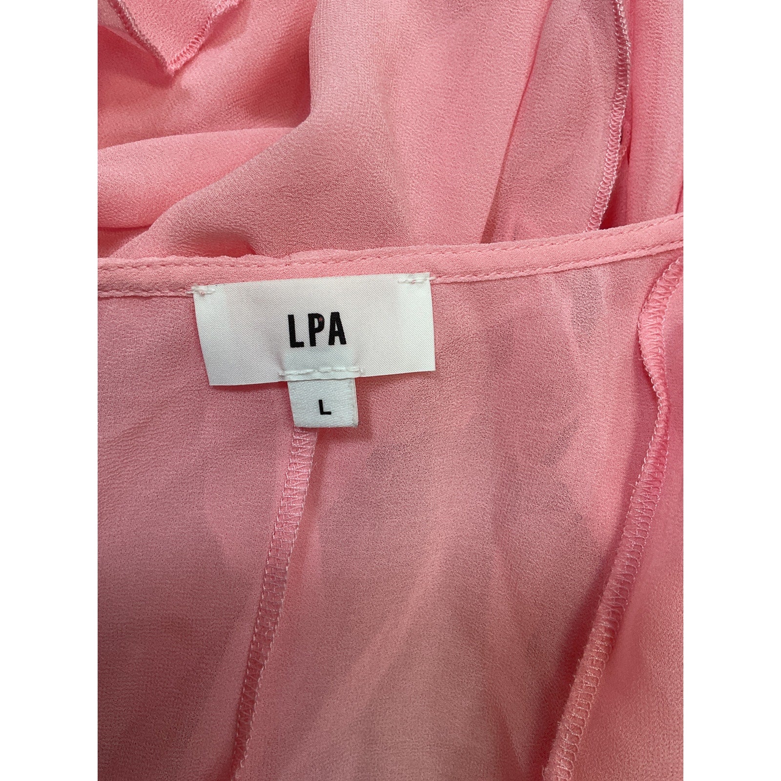 Lpa 'Daniella' Pink Polyamide Top Size L
