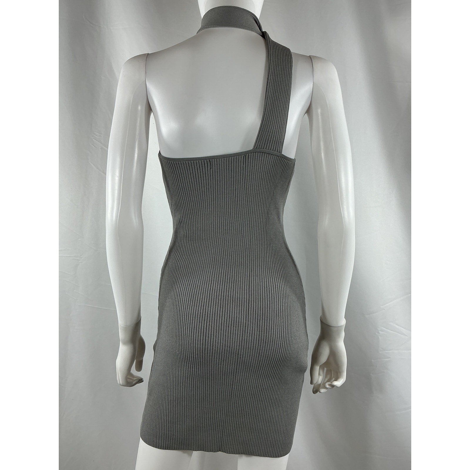 Atoir 'Jasper' Grey Viscose Mini Dress Size 6