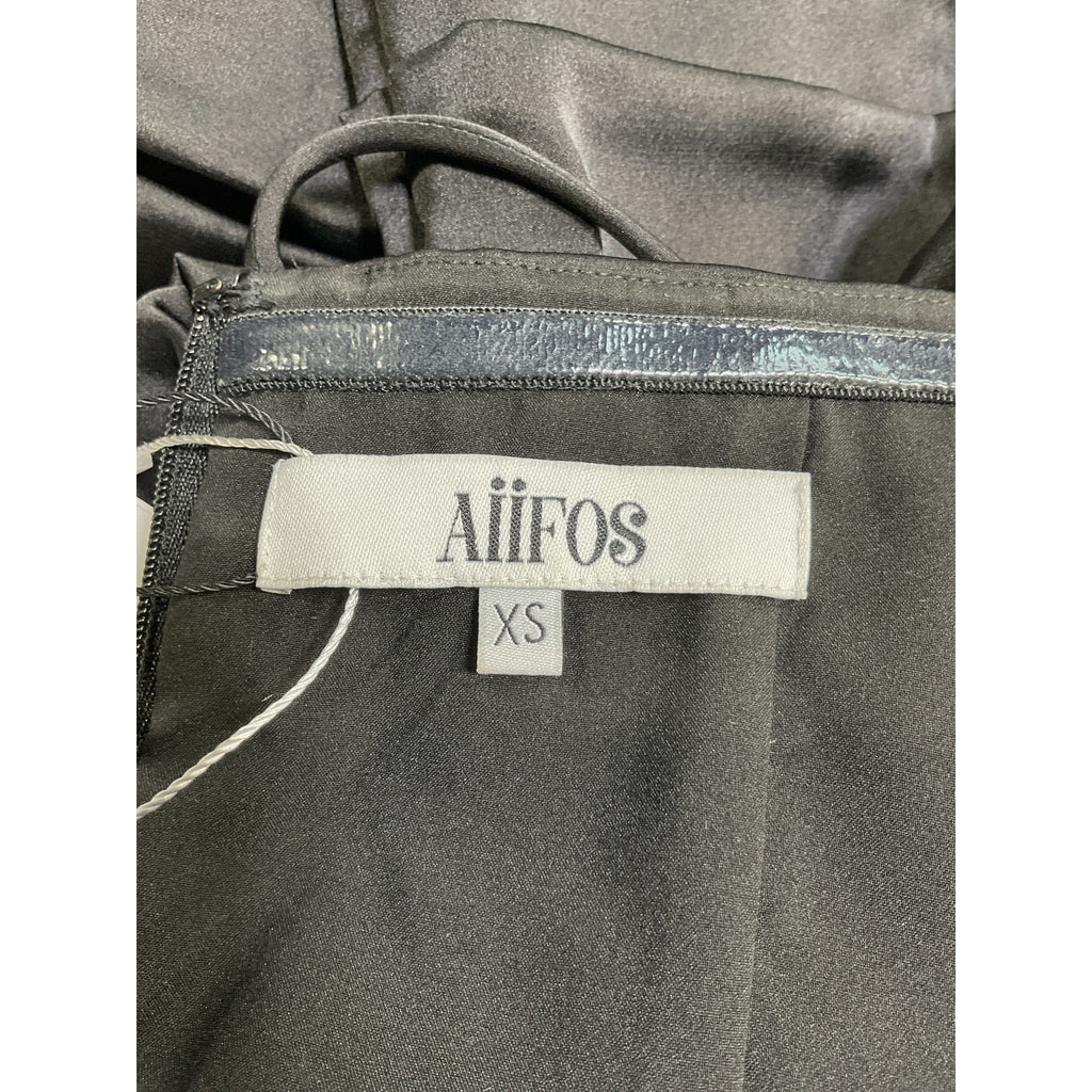Aiifos 'Sandy' Black Polyester Dress Size XS - NWT