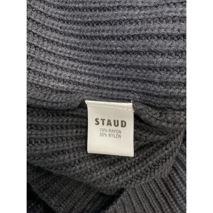 Staud 'Carnation' Black Dropped Shoulders Dress Size XS - NWT