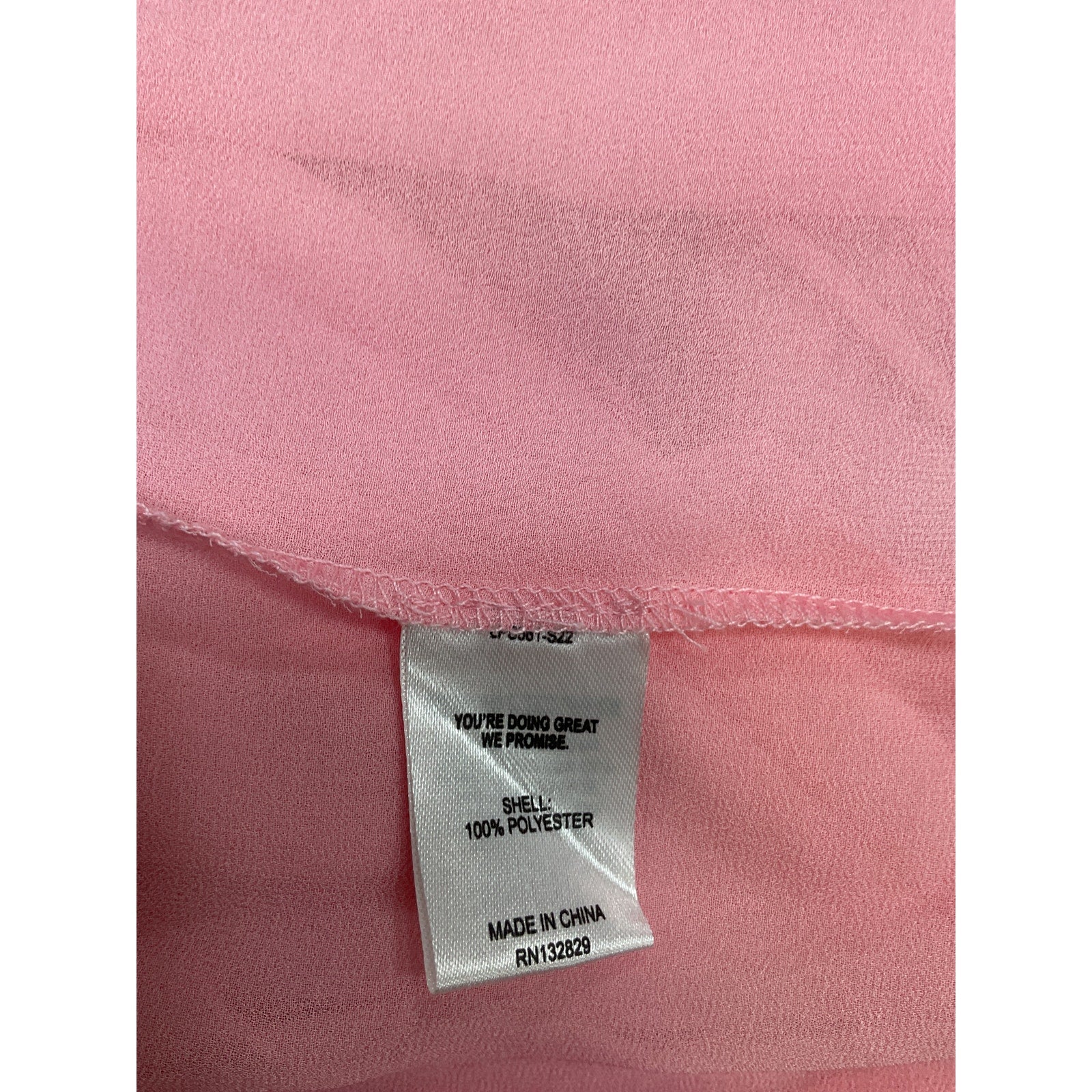 Lpa 'Daniella' Pink Polyamide Top Size L
