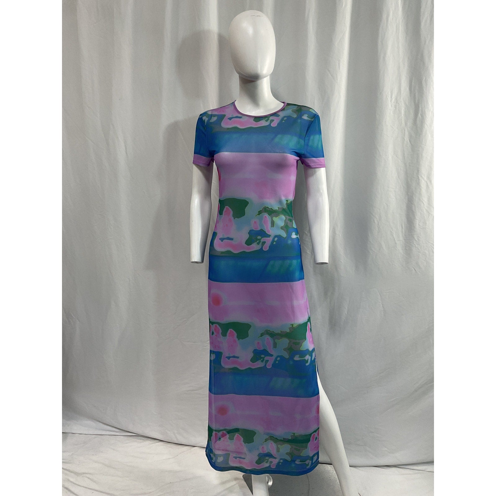 Miaou 'Billie' Pink Mesh Dress Size S