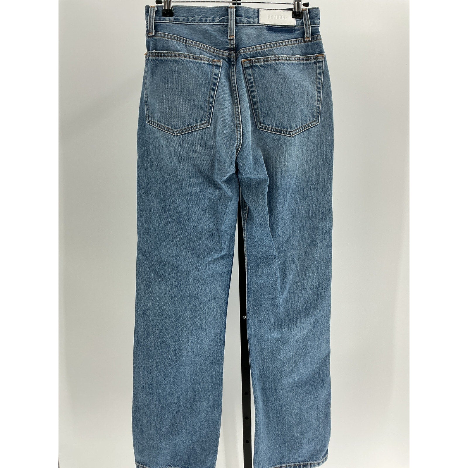 Re/Done '90S' Blue High-Rise Loose Denim Jean Size 26