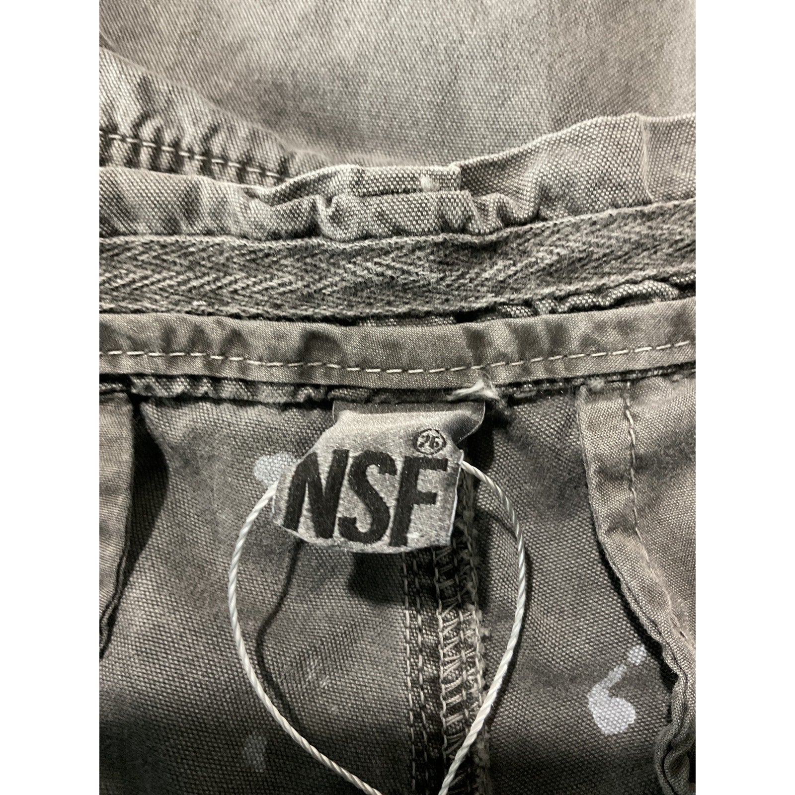 Nsf 'Basquiat' Black Cotton Cargo Pant Size 26